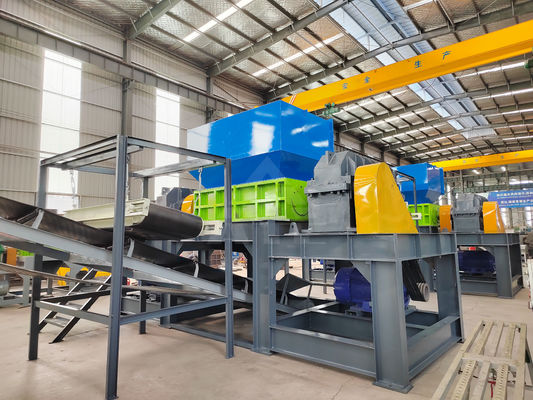 Plastikstühle Schrott Metallcrusher Shredder mit MOTOR berühmte Double Shaft Schaum Shredder