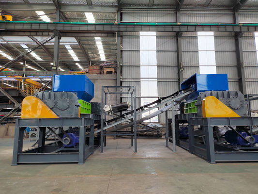 Plastikstühle Schrott Metallcrusher Shredder mit MOTOR berühmte Double Shaft Schaum Shredder
