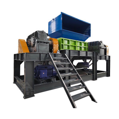 Twin Shaft Shredder für Kompaktmetall und Kompaktabfälle aus Kunststoff