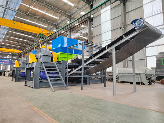 Twin Shaft Shredder für Kompaktmetall und Kompaktabfälle aus Kunststoff