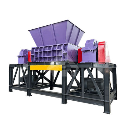 Kompaktes Schrottmetall Gummi Kupfer Doppelschacht Recycling Kunststoff Schredder Maschine 2000m