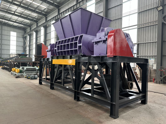 Kompakte Zwei-Welle Typ 2000 Schrott Metall Festplatte Kunststoff Karton Shredder Karton Shredder Maschine