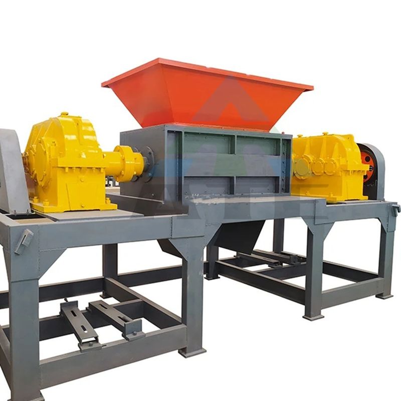 Schwerlastmaschinen für die Recycling von gebrauchten Reifen aus Gummi mit doppelter Welle