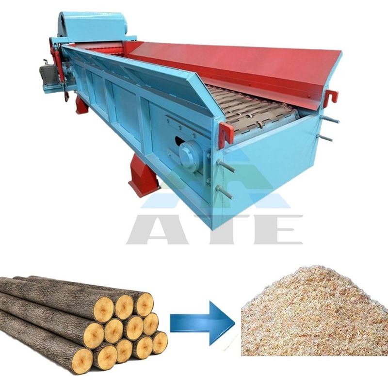 Holzschrott Horizontales Holzsplitter für Bambuszweige und Baumstämme in Baumzweigfarmen