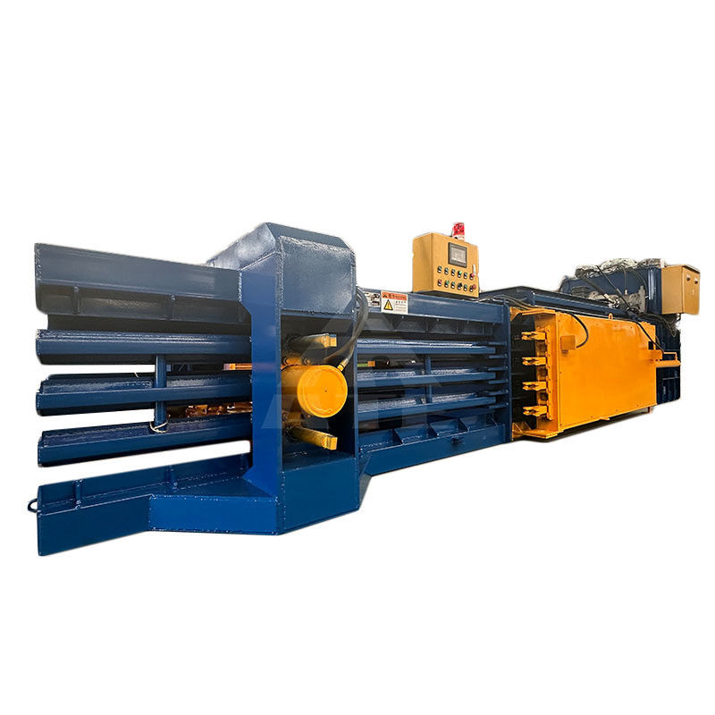 PET-Flaschenballermaschine für das horizontale Balen von Verpackungsmaterialien und Getränken