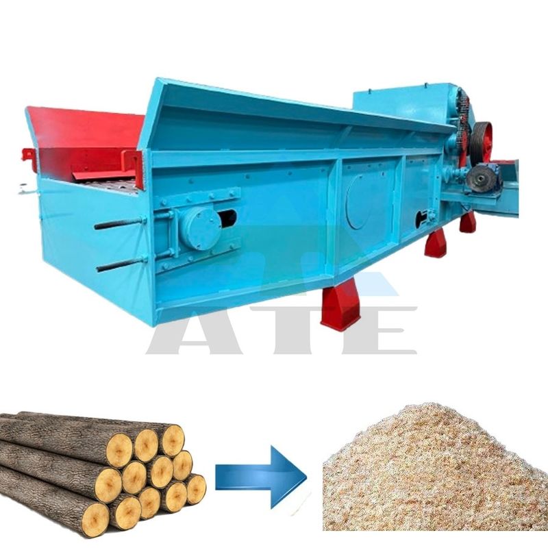 Kraftvoller Holzspalter für Abfälle aus Biomasse mit einer Standardauslastung von 95% 1-3 t/h