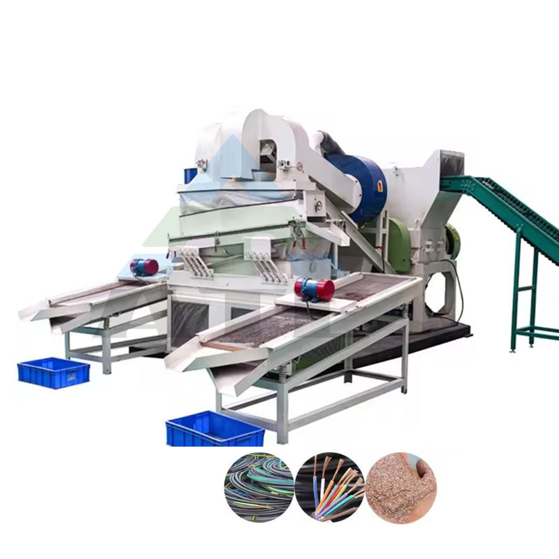 300-500 kg/h Kapazität Trockenkupferreis-Meter-Maschine für modernisierten Schrottkabel-Granulator