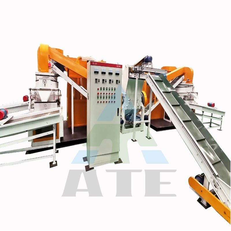 300-500 kg/h Kapazität Kupferdraht-Granulator-Schredder zur Trennung von Kunststoff und Kupfer