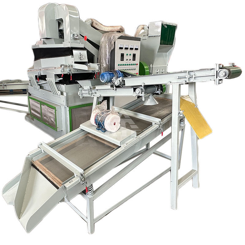 Einfache Bedienung Automatische Trockene Kupfer-Reismaschine für Kabeldraht-Granulator-Recycling