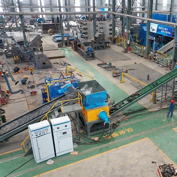 Reifenrecyclingmaschine Doppelwellen-Reifenschredder für Autoreifen