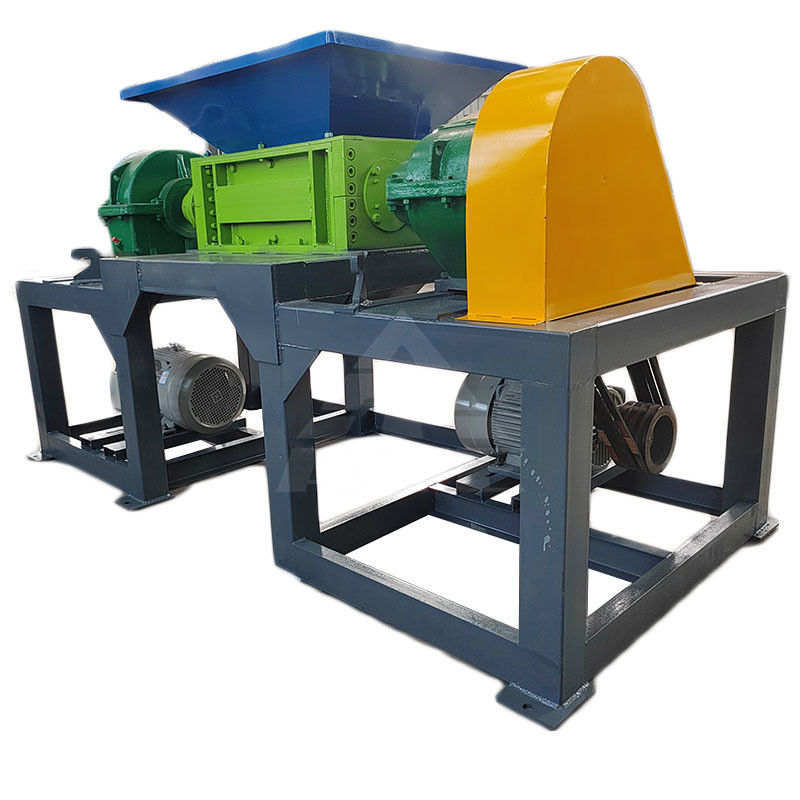 ALLOY Doppelwellen-Schredder für Kunststoffmetallschrott Holzkarton Kupfer Aluminium