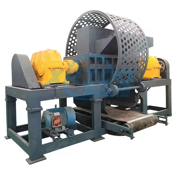 Metallverarbeitete Legierung Doppelwellen Gummi Metallreifen Brecher Hammermühle zum Recycling