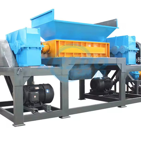 Kautschuk-Metall-Schredder Plastik-Recycling-Maschine mit und Kleinschrott Gewicht T von 2.5