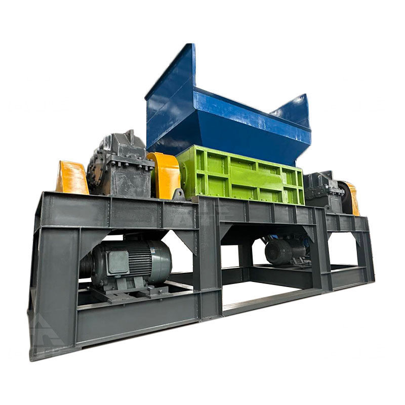 PS Kunststoff-Doppelwellen-Design Metallschrott Glasflaschen-Schreddermaschine