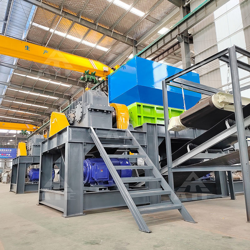 Plastikstühle Schrott Metallcrusher Shredder mit MOTOR berühmte Double Shaft Schaum Shredder